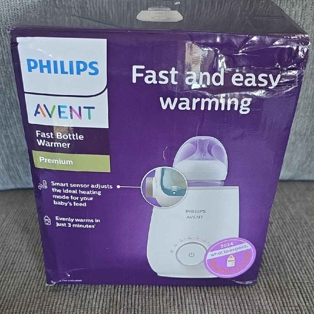 Philips Avent Fast Bottle Warmer, Premium, New In Box‎